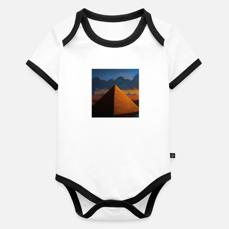 Great Pyramid Organic Baby Contrasting Bodysuit