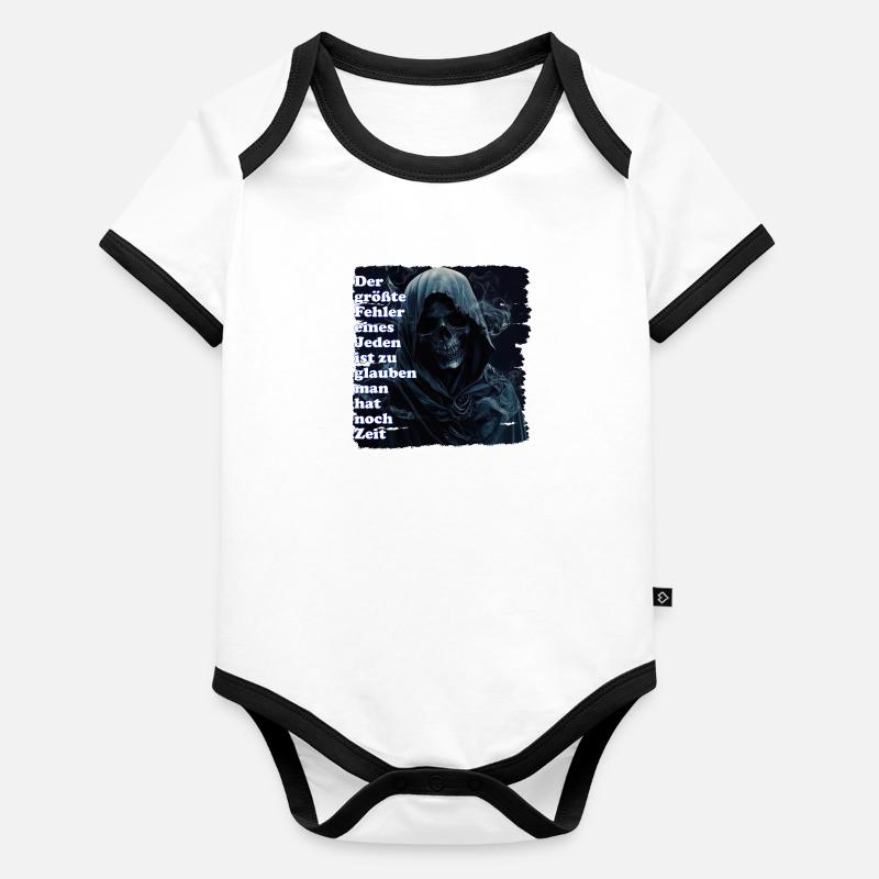 Seize every moment! Organic Baby Contrasting Bodysuit