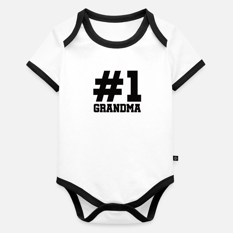 Super coolee Oma Geschenk beste Oma Baby Bio-Kurzarm-Kontrastbody