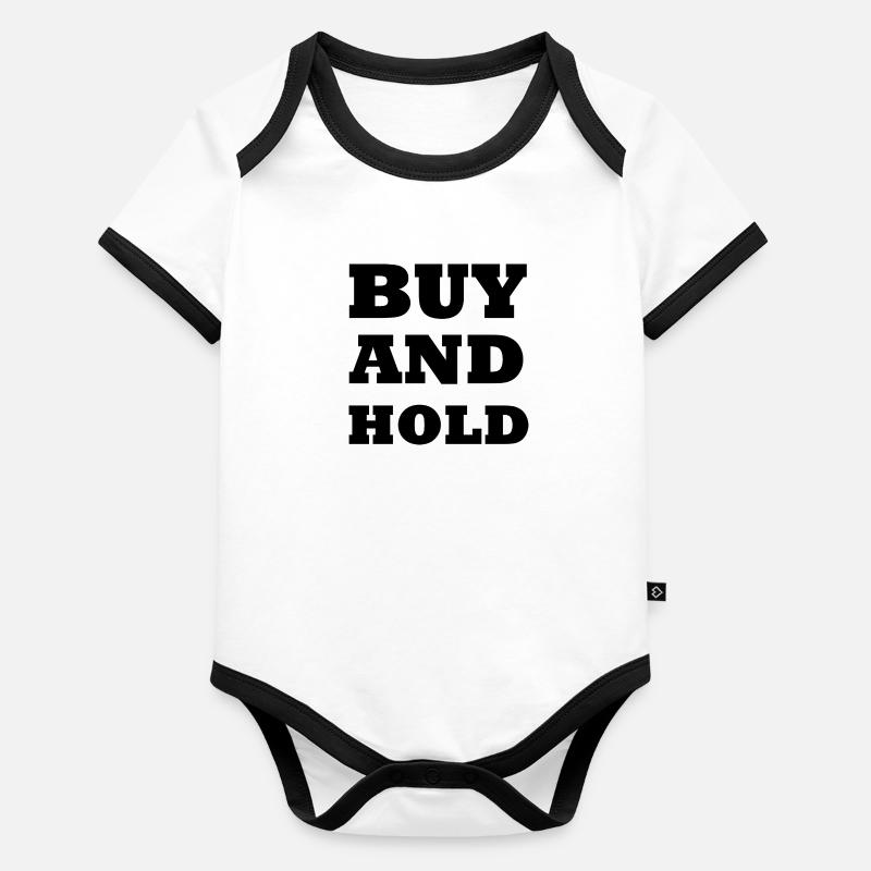 Crypto Bitcoin Trading Organic Baby Contrasting Bodysuit