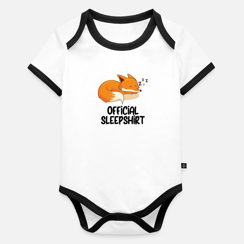 Lustiger Spruch Bild Witzig Humor Geschenkidee Baby Bio-Kurzarm-Kontrastbody