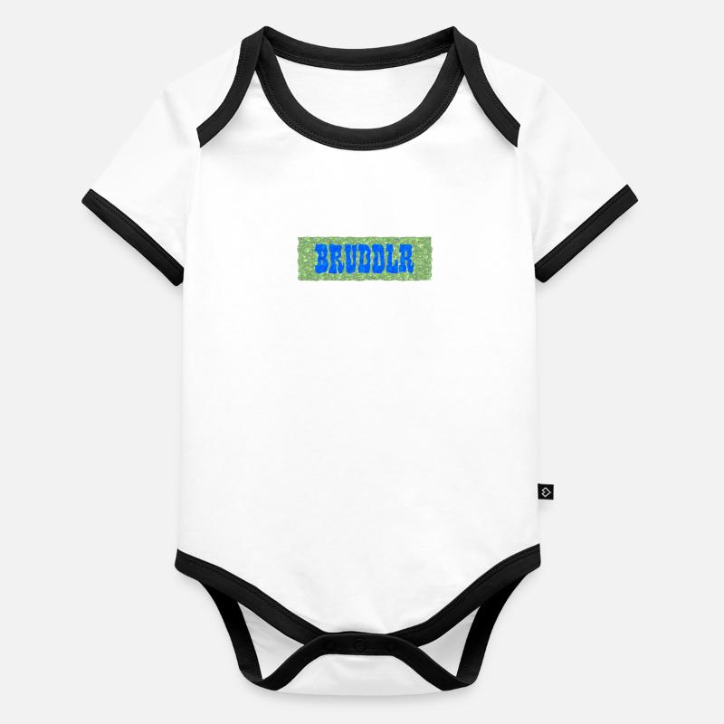 Bruddlr - old meckerfritze Organic Baby Contrasting Bodysuit