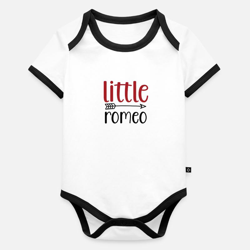 Little romeo. Organic Baby Contrasting Bodysuit