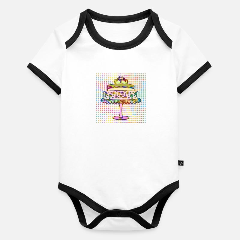 Cake Organic Baby Contrasting Bodysuit