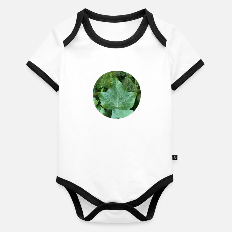 Efeu Baby Bio-Kurzarm-Kontrastbody