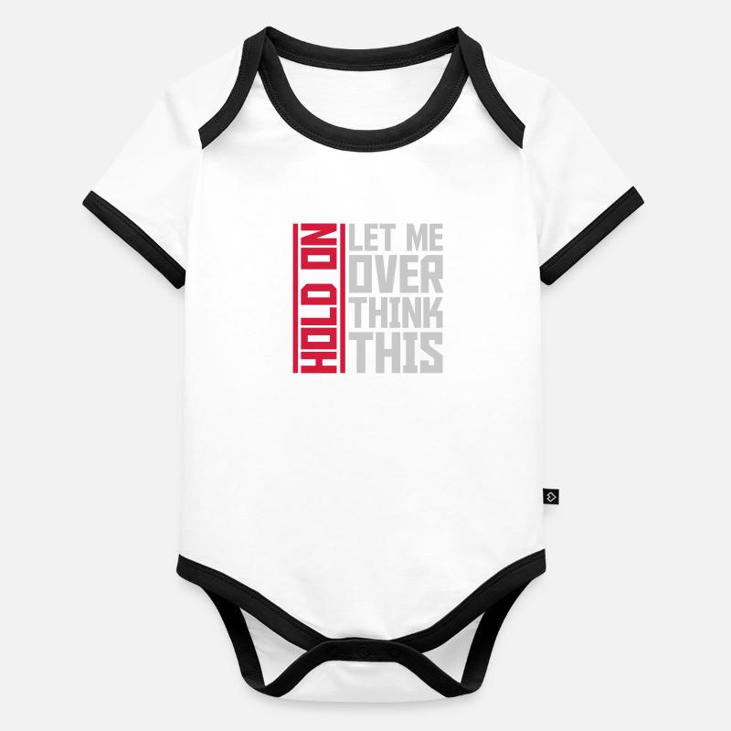 Let me overthink this Baby Bio-Kurzarm-Kontrastbody