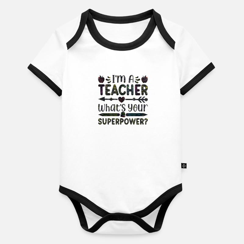 Student 2023 High School Student Teacher School Degree Organic Baby Contrasting Bodysuit