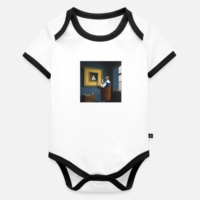 The Grand Master Organic Baby Contrasting Bodysuit