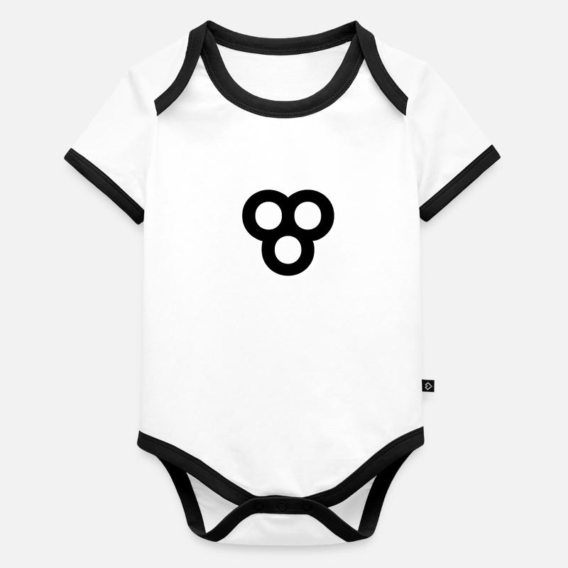 networkstate ꕢ Body Bébé bio contrasté manches courtes