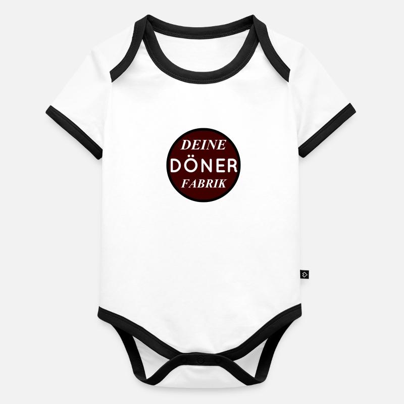 Döner Fabrik Baby Bio-Kurzarm-Kontrastbody