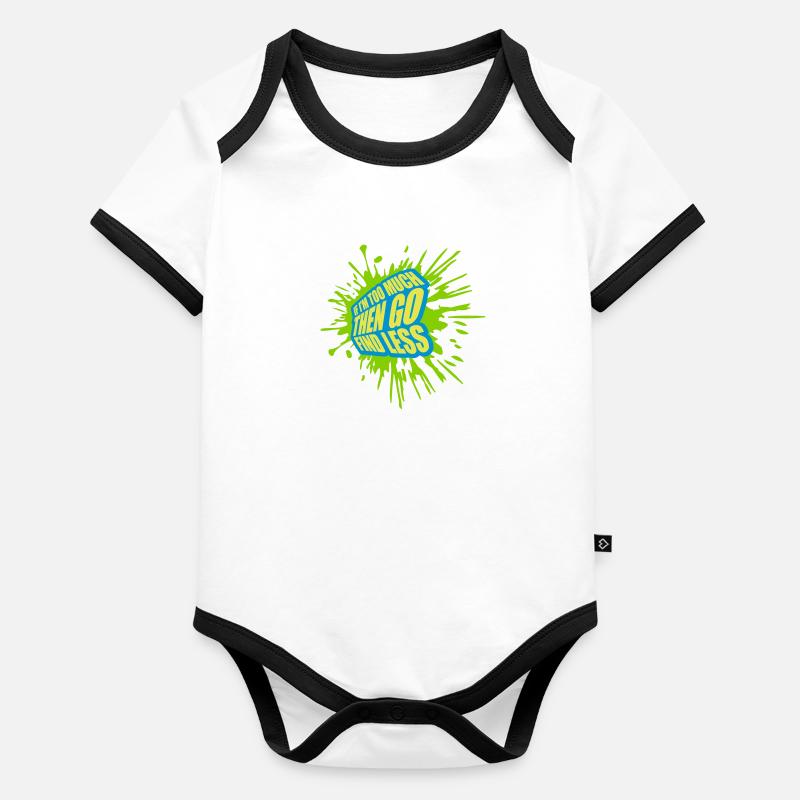 if im too much Baby Bio-Kurzarm-Kontrastbody