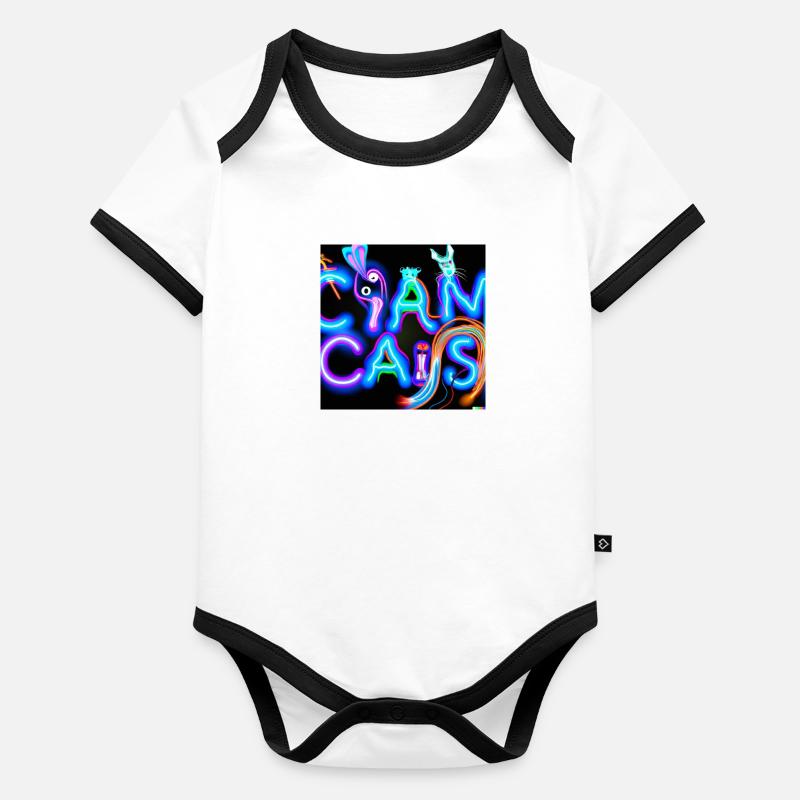 Animals 4 Baby Bio-Kurzarm-Kontrastbody