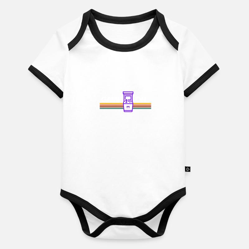 GAME ON! Organic Baby Contrasting Bodysuit