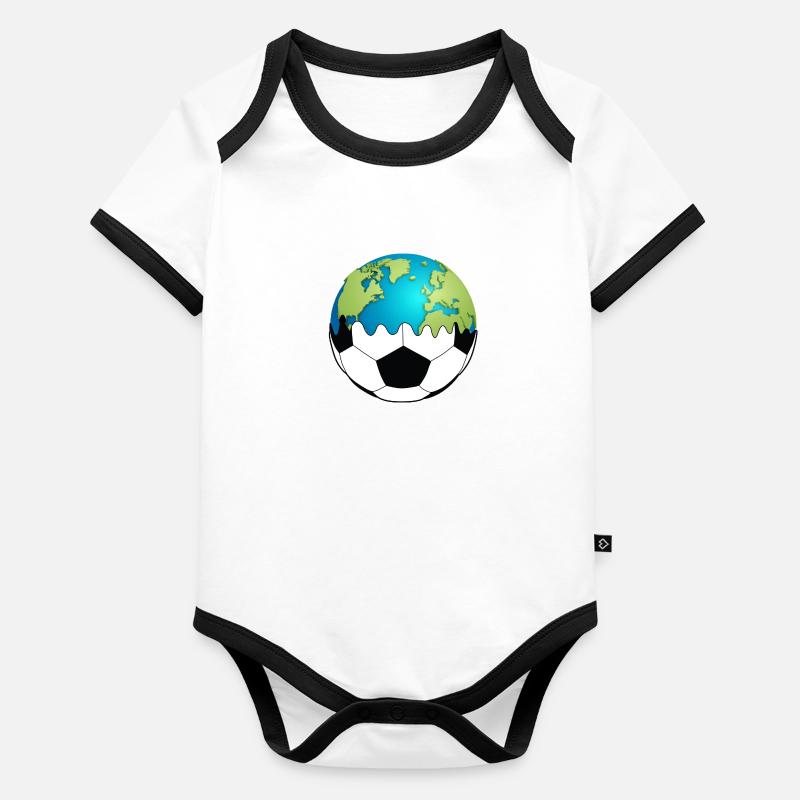 sport Body Bébé bio contrasté manches courtes