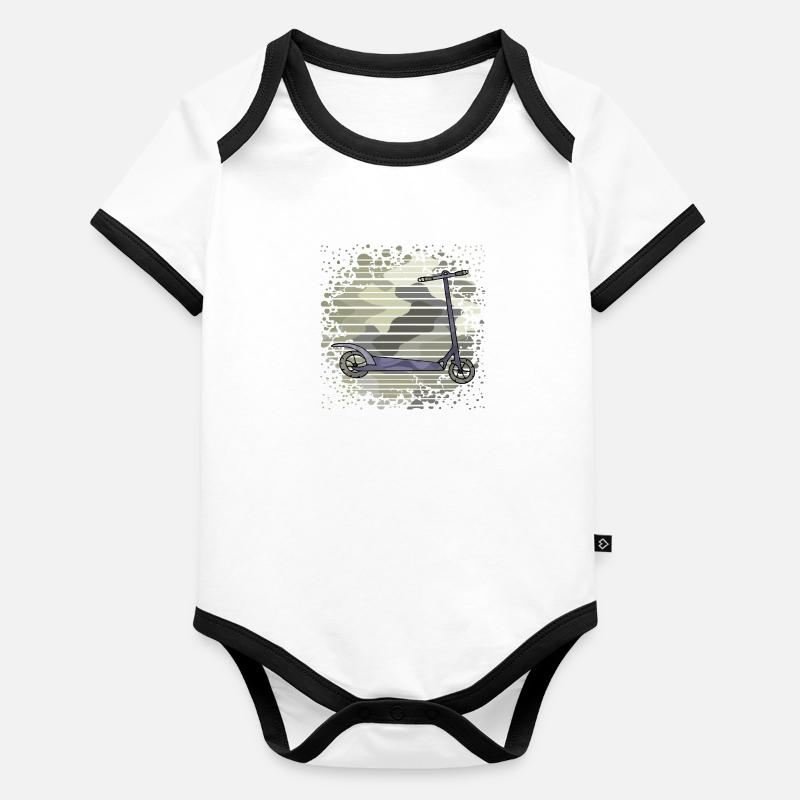 Scooter Organic Baby Contrasting Bodysuit