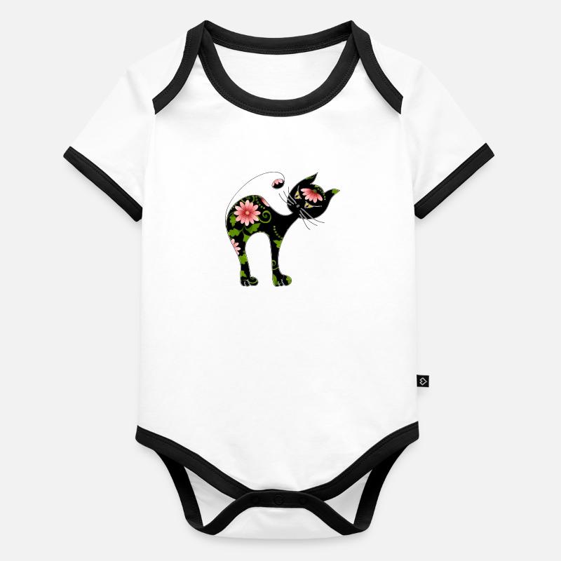 Kommen Sie Baby Bio-Kurzarm-Kontrastbody