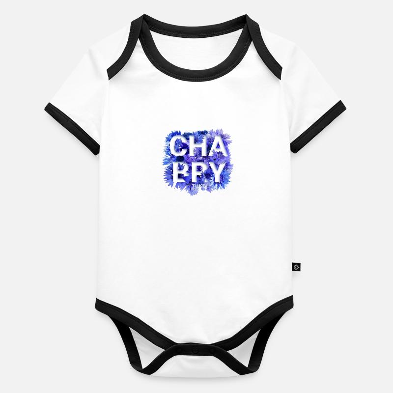 Chabry - Opole Body Bébé bio contrasté manches courtes