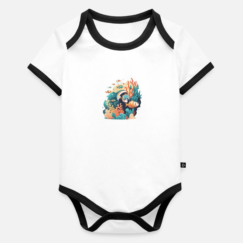 Game On: Video Game Fun Organic Baby Contrasting Bodysuit