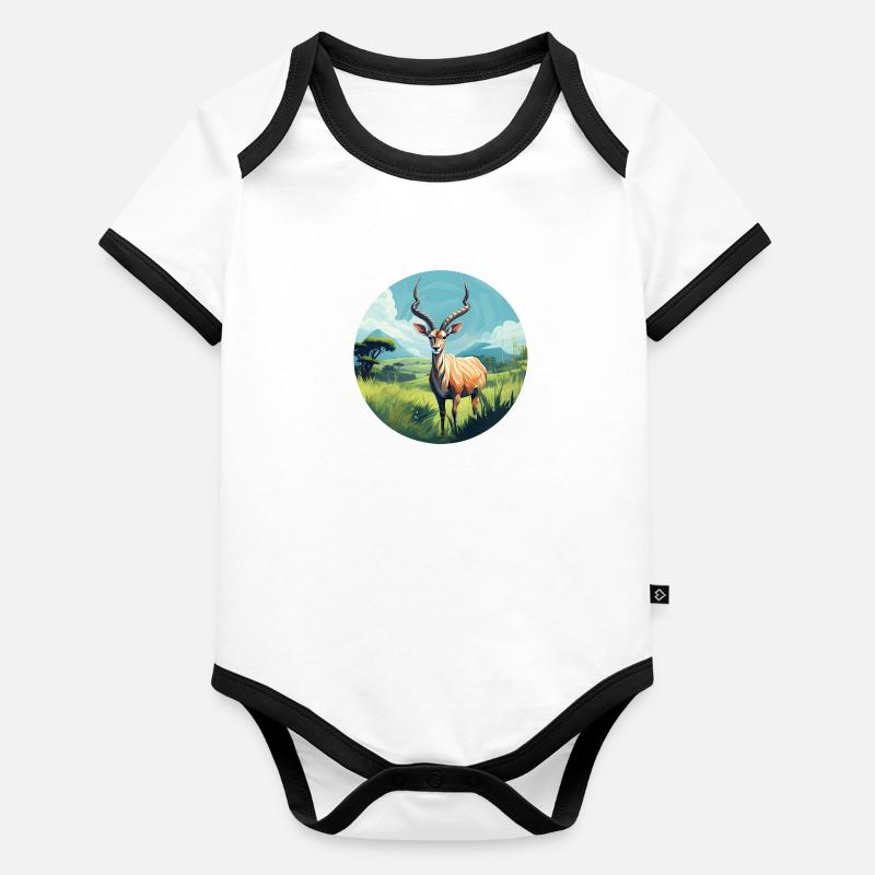 Kudu Organic Baby Contrasting Bodysuit