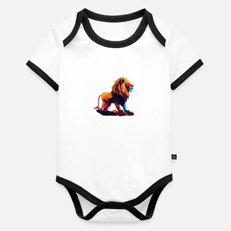 Royal Lion Organic Baby Contrasting Bodysuit