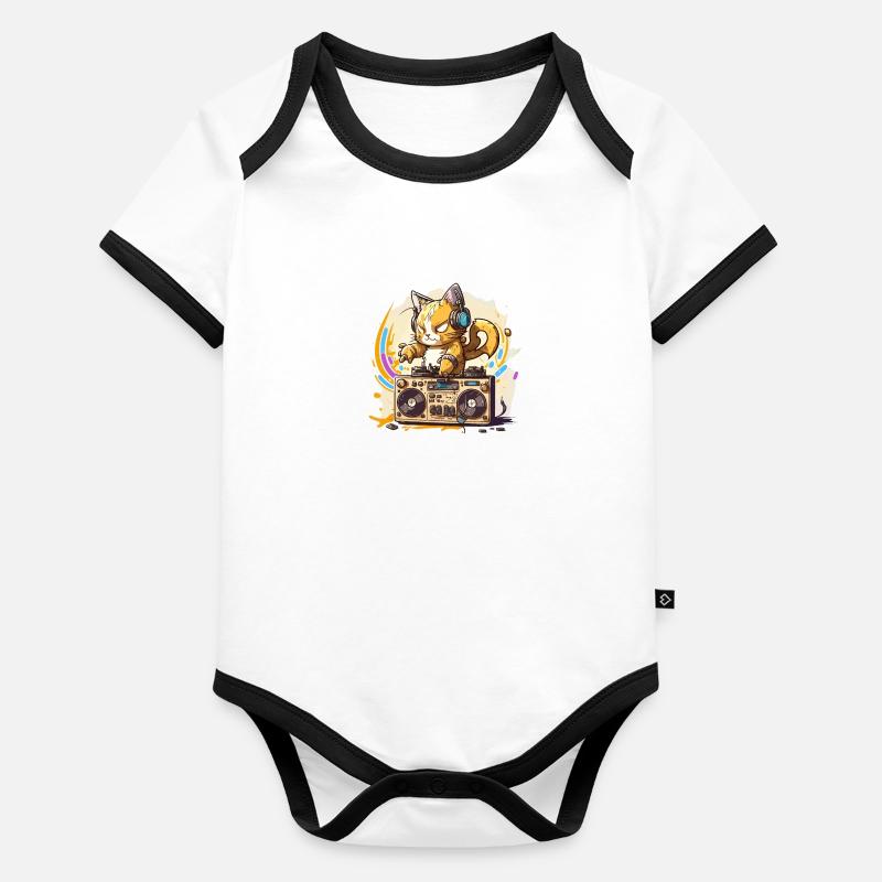 Scratch That Organic Baby Contrasting Bodysuit