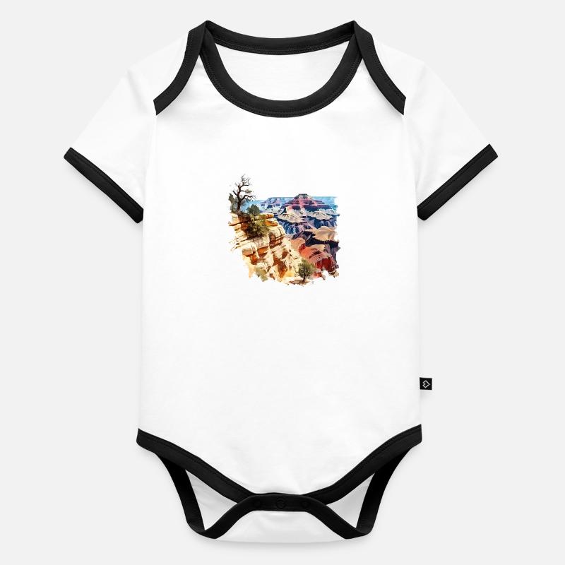 The Grand Canyon Organic Baby Contrasting Bodysuit