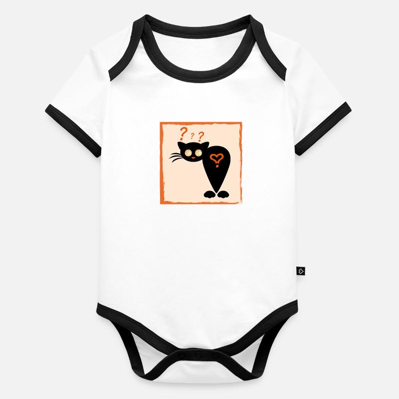 What did I do? again? Organic Baby Contrasting Bodysuit