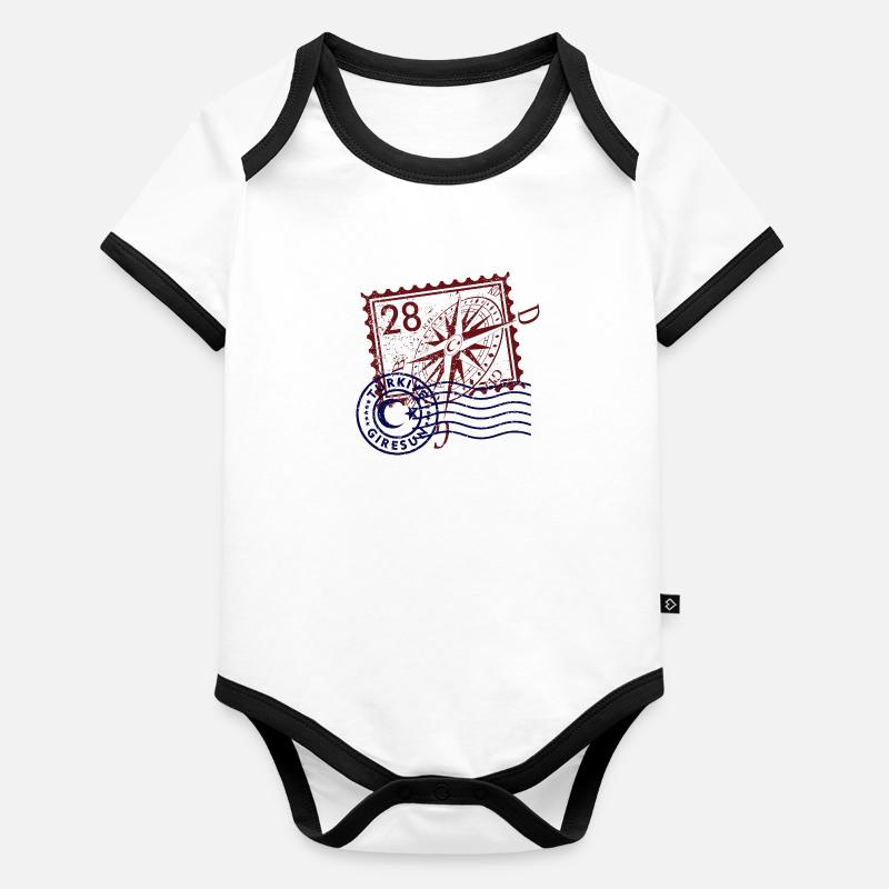 Giresun Body Bébé bio contrasté manches courtes