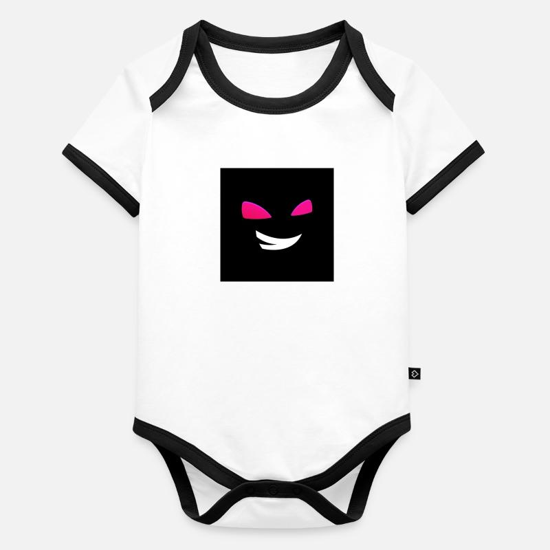 My Design Body Bébé bio contrasté manches courtes