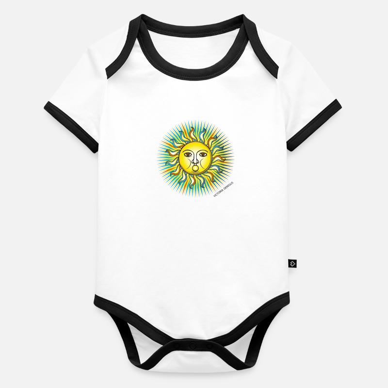 Winter Solstice 04 Organic Baby Contrasting Bodysuit