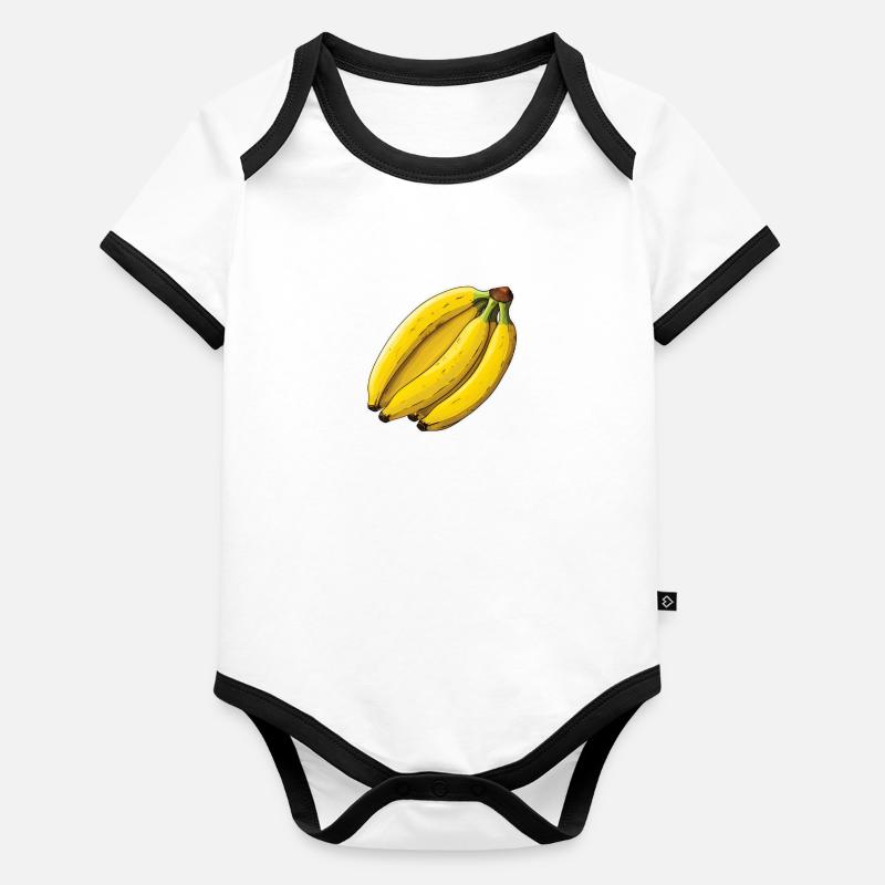 Bananas Organic Baby Contrasting Bodysuit