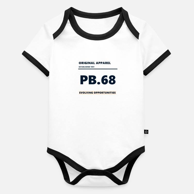 Originall paintball apparrel, calibre .68, evolve Body Bébé bio contrasté manches courtes