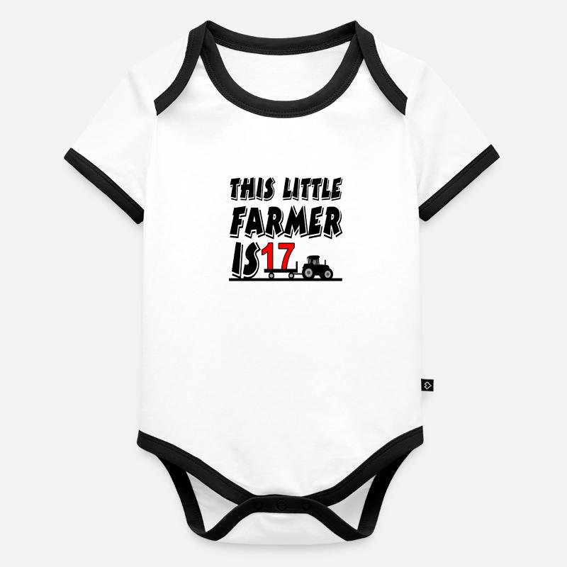 Farmer Organic Baby Contrasting Bodysuit