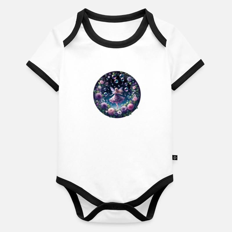 Fairy Spell Organic Baby Contrasting Bodysuit