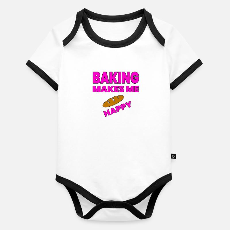 Bake Organic Baby Contrasting Bodysuit