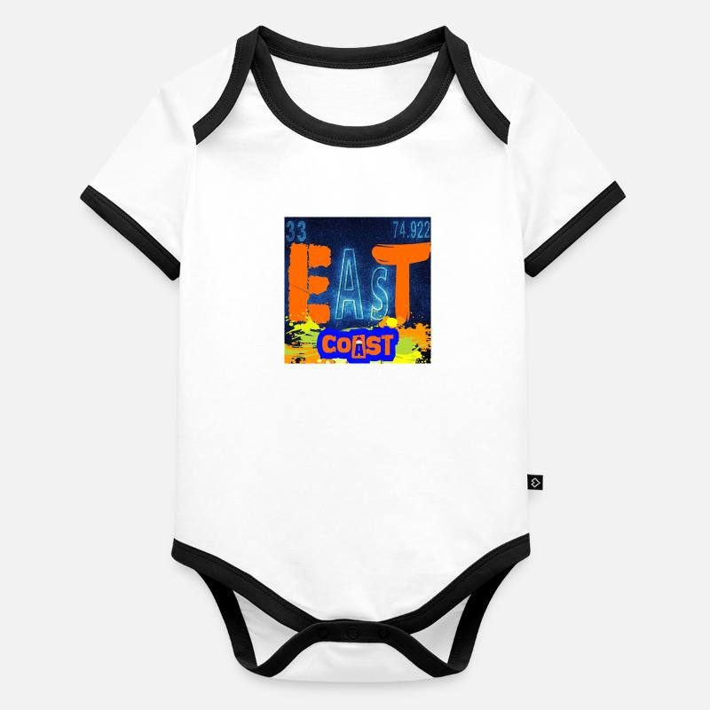 OSTKÜSTE Baby Bio-Kurzarm-Kontrastbody