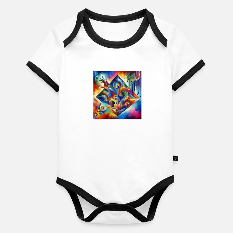 Key Organic Baby Contrasting Bodysuit