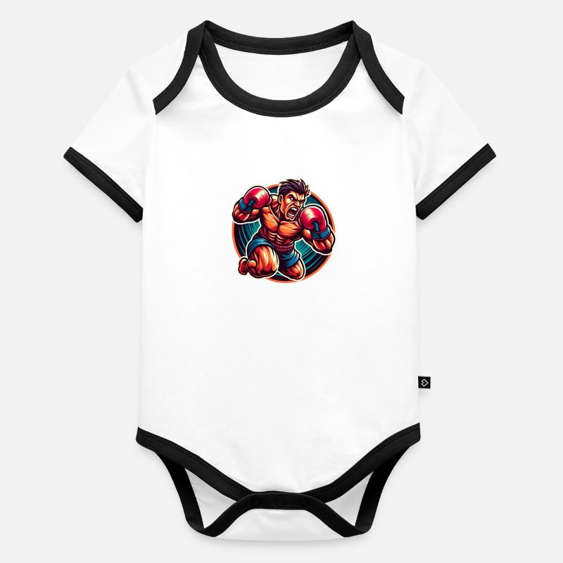 Ultra-Punch-Boxen Baby Bio-Kurzarm-Kontrastbody