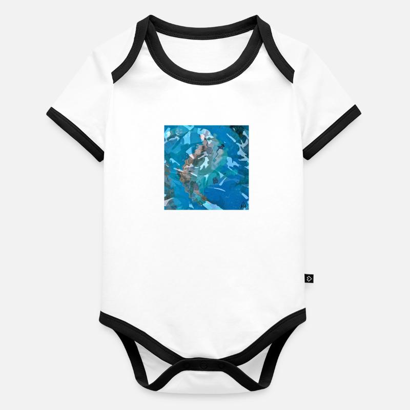161706 Organic Baby Contrasting Bodysuit