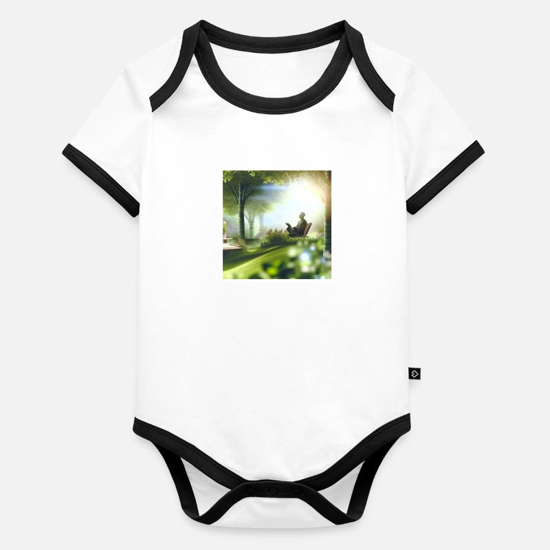 Self-love Organic Baby Contrasting Bodysuit