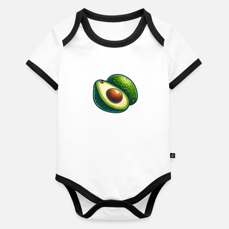 Anwälte Baby Bio-Kurzarm-Kontrastbody