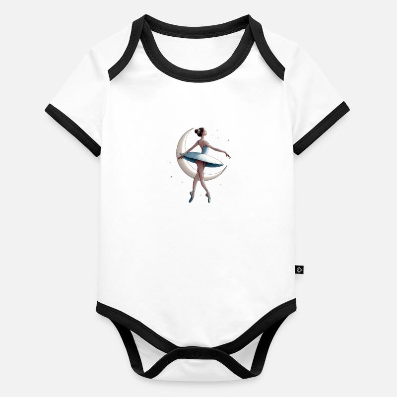 Moon - Ballet Organic Baby Contrasting Bodysuit