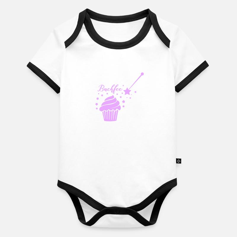 Frais d’arriéré Body Bébé bio contrasté manches courtes