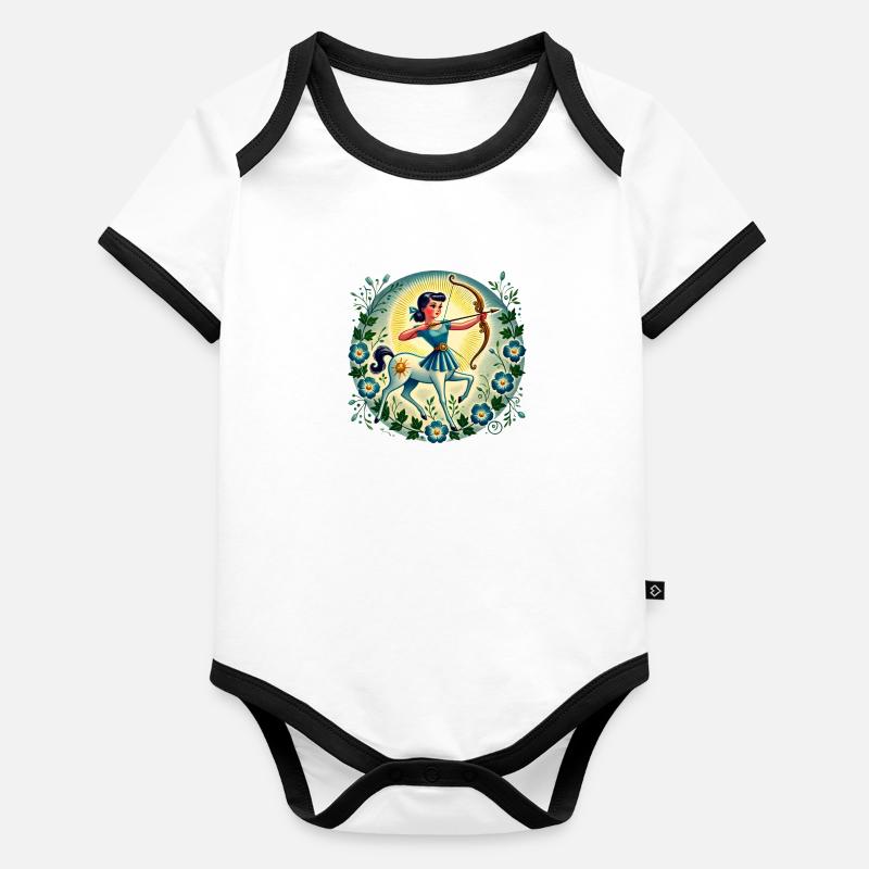 Schütze Baby Bio-Kurzarm-Kontrastbody