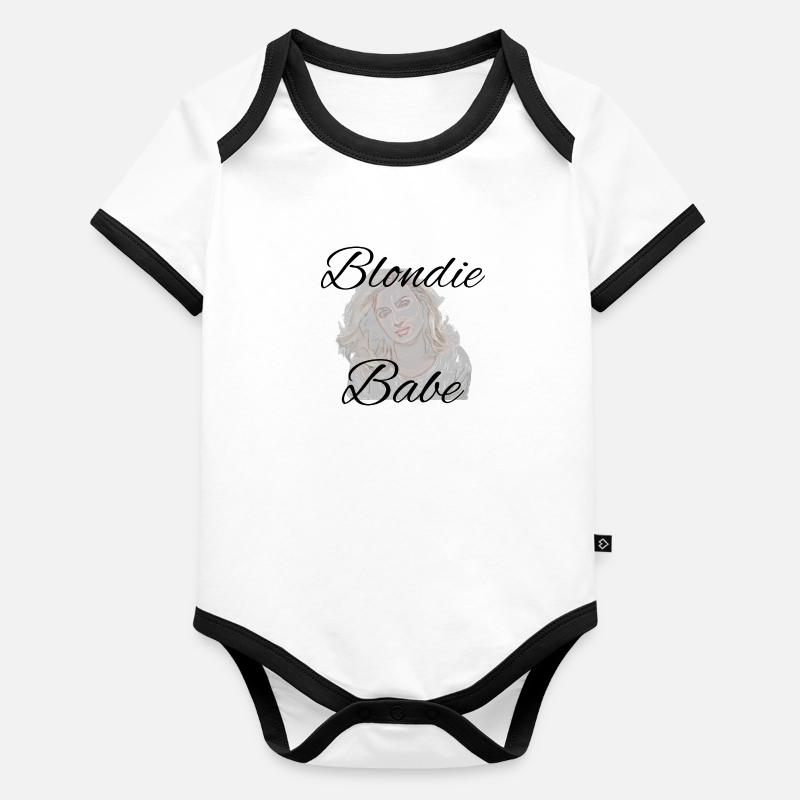 BLONDIE Organic Baby Contrasting Bodysuit