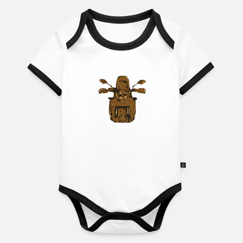 Tenere Abstract 700 Organic Baby Contrasting Bodysuit