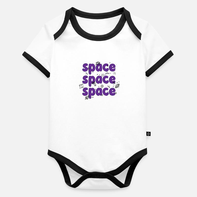 Espace Body Bébé bio contrasté manches courtes