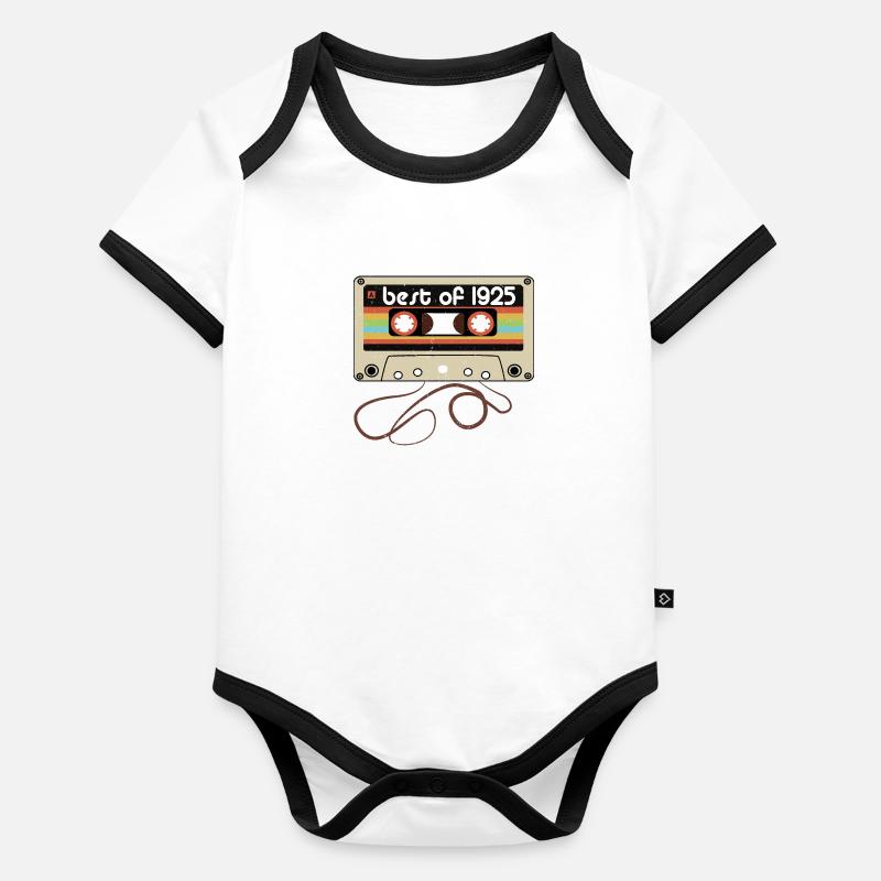 Legendary vintage 1925 Organic Baby Contrasting Bodysuit