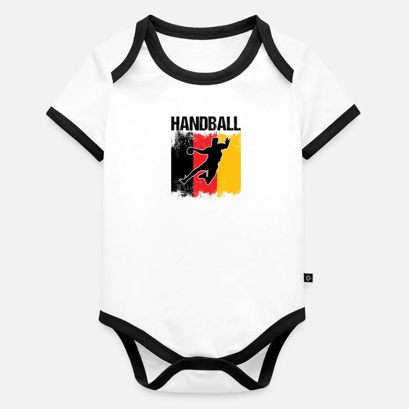 handball Organic Baby Contrasting Bodysuit