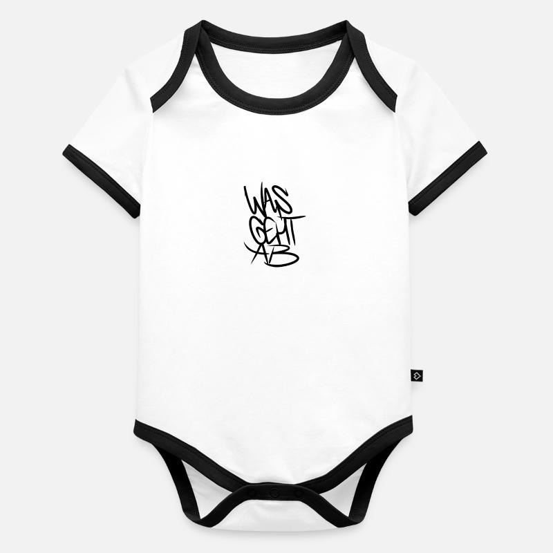 Quoi de neuf Body Bébé bio contrasté manches courtes